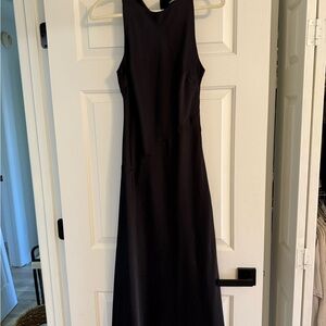 Express Black Halter Sheath Maxi Dress